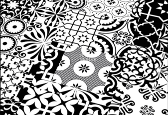 Ламинат Falquon Quadraic BLACK&WHITE Q002 фото 1 | FLOORDEALER